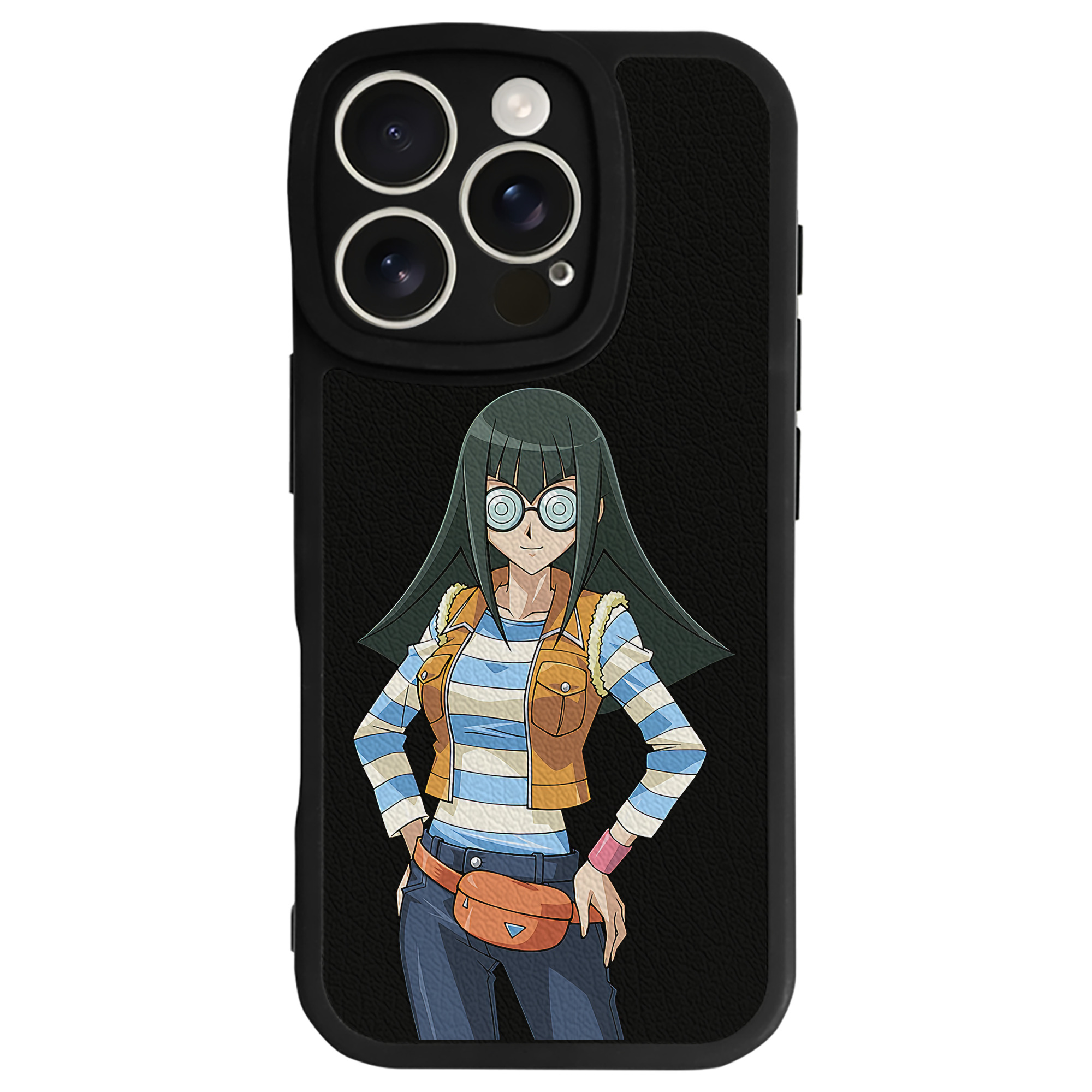 （画像用） 遊☆戯☆王 Yu-Gi-Oh! 【iPhone 16シリーズ対応】シリコンスマホケース（レザー調） 材質：シリコン